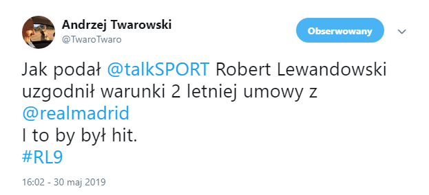 ''talkSPORT'': Lewandowski ustalił warunki kontraktu z NOWYM klubem